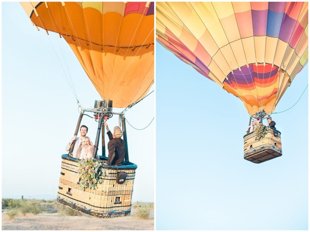Hot Air Balloon Wedding Phoenix Arizona Jen Jinkens Photography